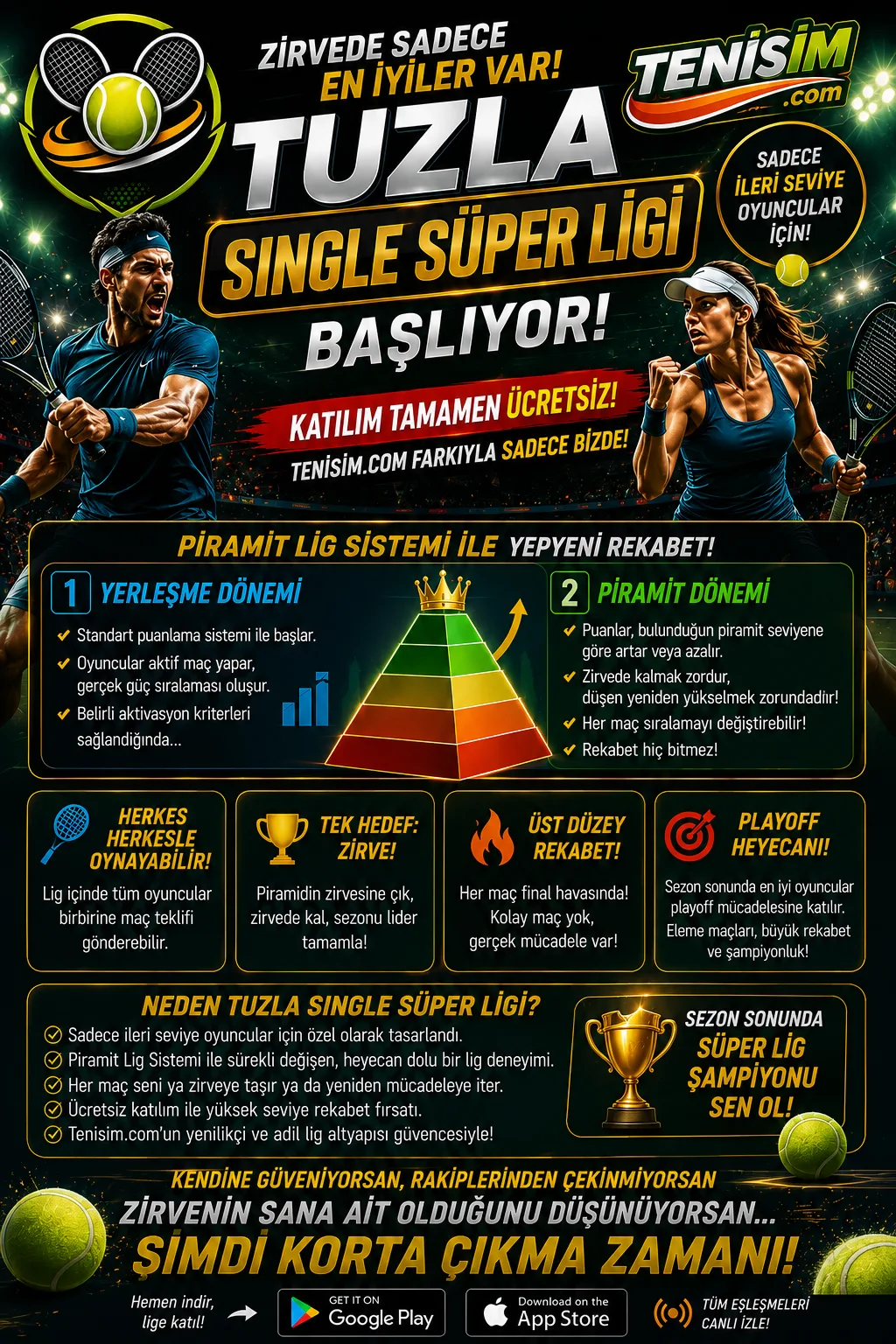 👑 TUZLA SINGLE SÜPER LİGİ BAŞLIYOR!